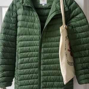Stylish Green Puffer Jacket